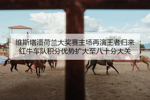 维斯塔潘荷兰大奖赛主场再演王者归来 红牛车队积分优势扩大至八十分大关